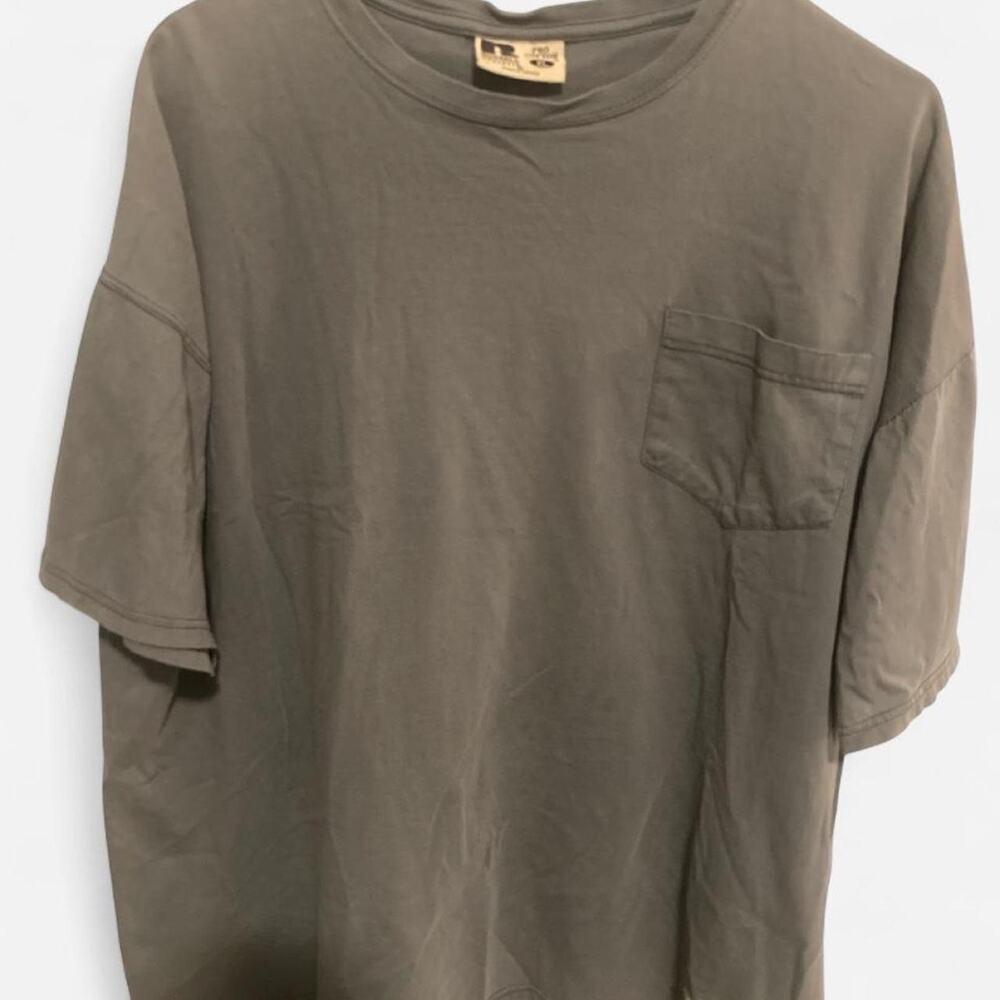 Vintage russell athletic gray pocket